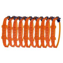 زنجیر چرخ کمربندی نانوسایبر نارنجی سایز رینگ 13-16
